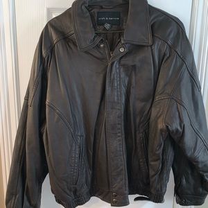 Croft and Barrow men’s leather jacket